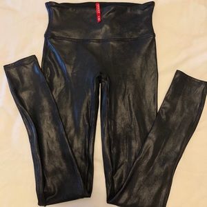 Spanx faux leather leggings